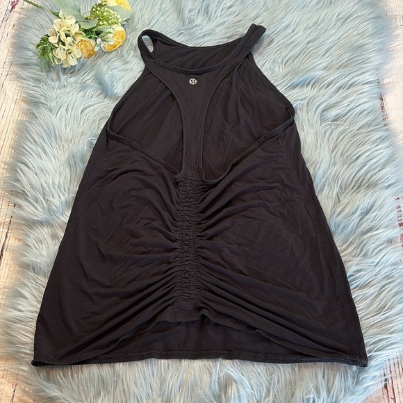 Lululemon Deep Stretch Racerback Tank Black sz 4 - Picture 7 of 9